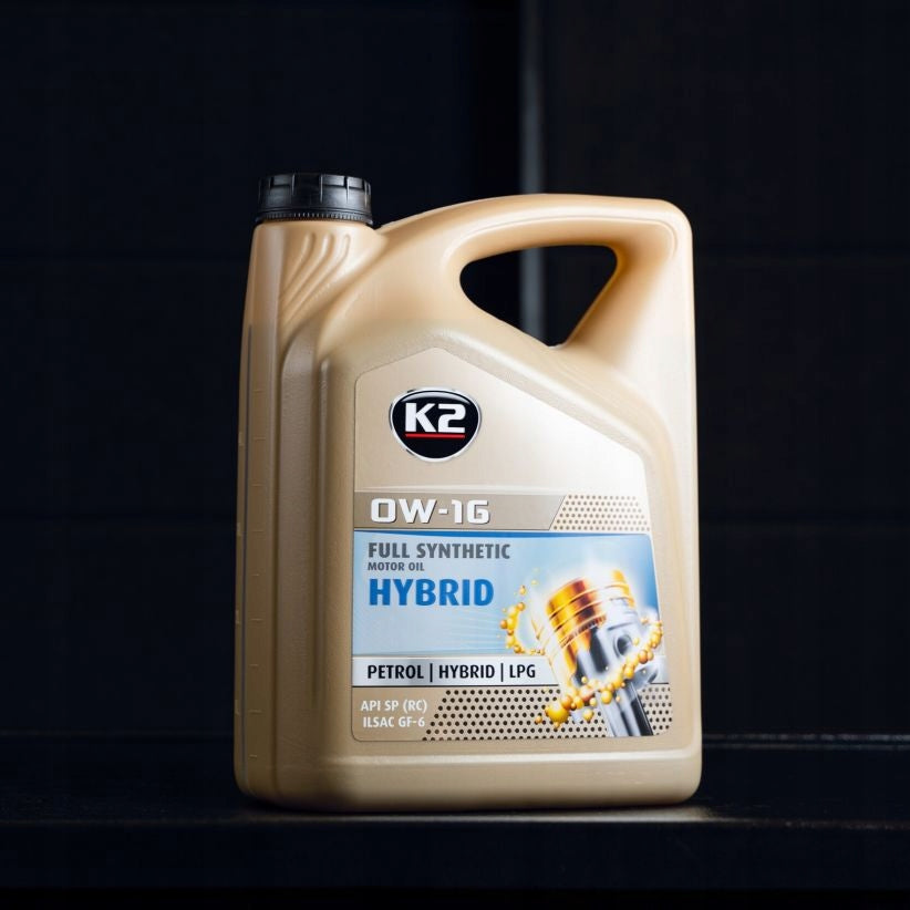 K2 OIL 0W16 HYBRID SP with RC GF-6 hybrid 5L Manufacturer code O0565E