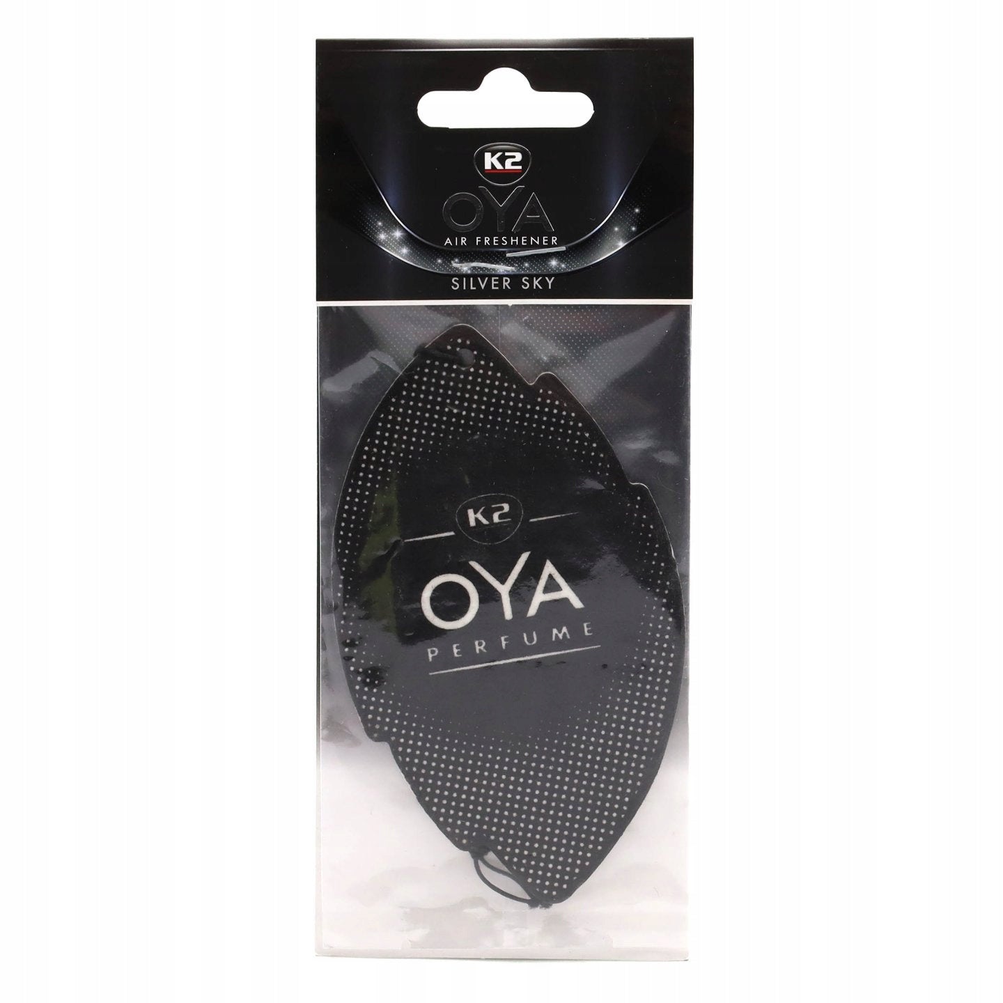 K2 Oya Car Fragrance Pendant Silver Sky Freshener Packaging status original