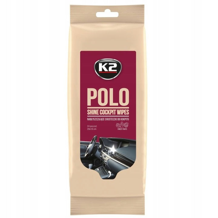 K2 POLO-FOREST FRUITS K420 POLISHING WIPES COCKPIT 20X18CM