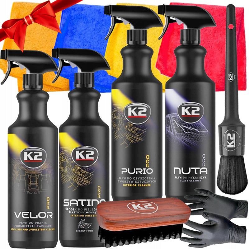 K2 PRO LARGE SET OF CAR COSMETICS DETAILING CAR WASHING GIFT