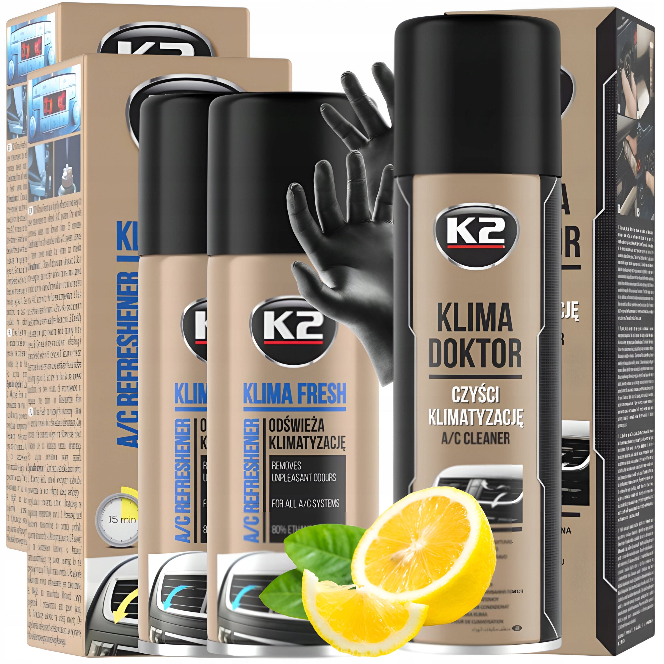 K2 SET FOR DEFUNGING CLEANING DISINFECTION AIR CONDITIONING