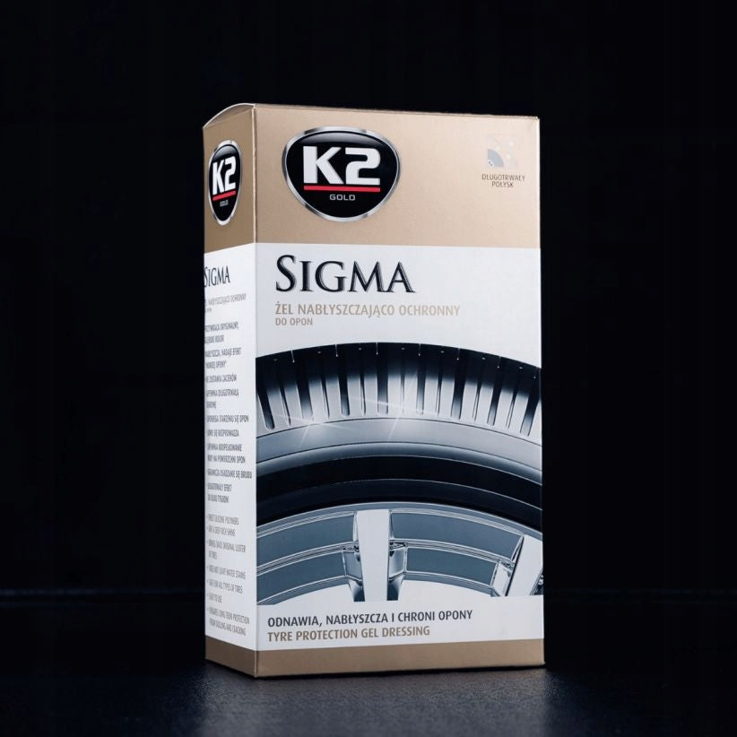 K2 SIGMA TIRE BLACK GEL FOR POLISHING AND CARE OF PLASTIC TIRES 500ml EAN (GTIN) 5906534009081