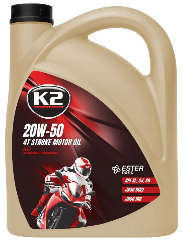 K2 STROKE MOTOR OIL 4T 20W50 - 4L