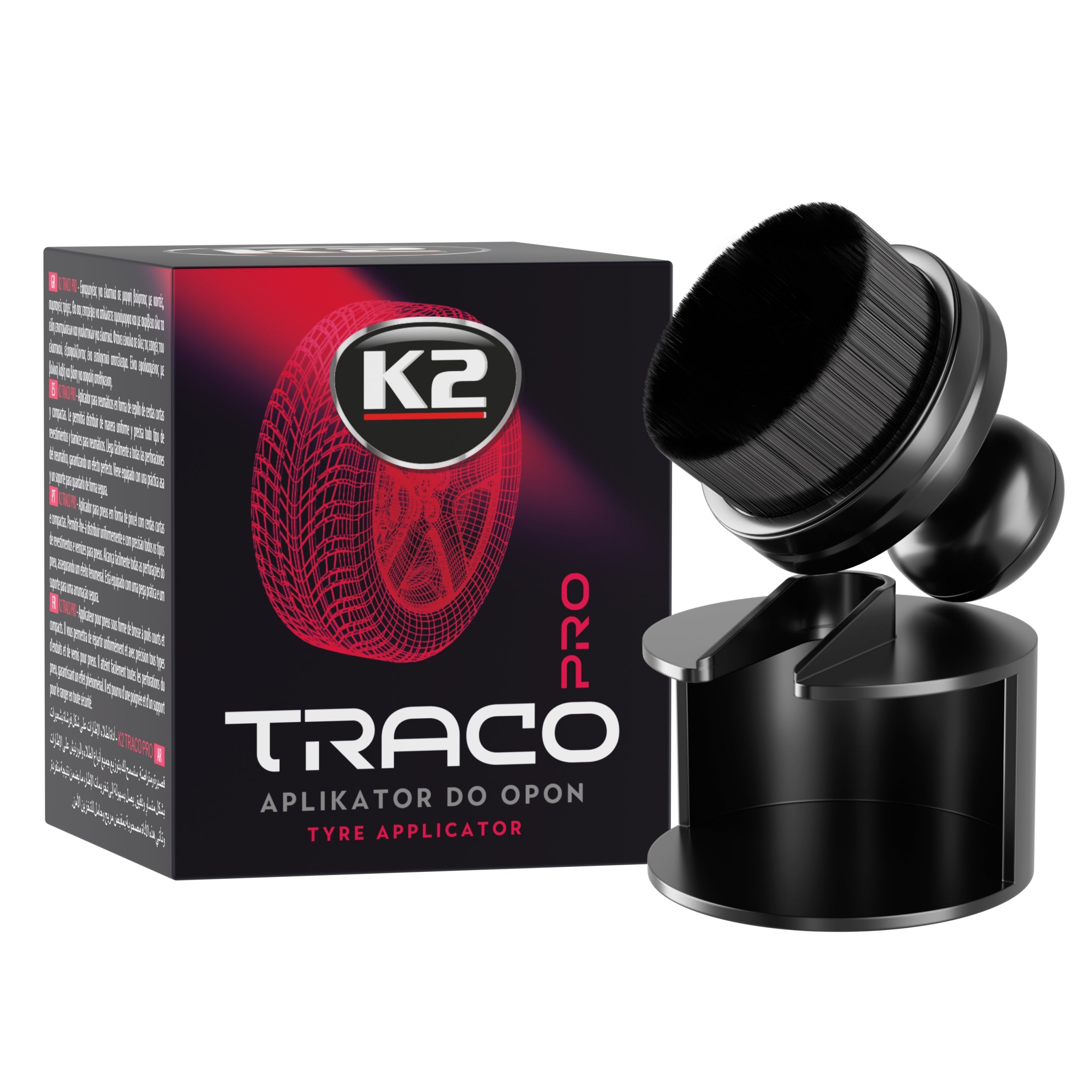 K2 TRACO Tire Applicator Dressing Blackhead Plastics With Hair Handle