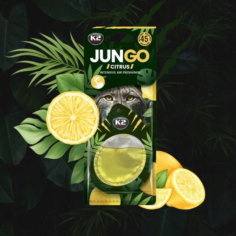 K2 V361 fragrance JUNGO CITRUS membrane fragrance pendant for car. Manufacturer's catalog number V361