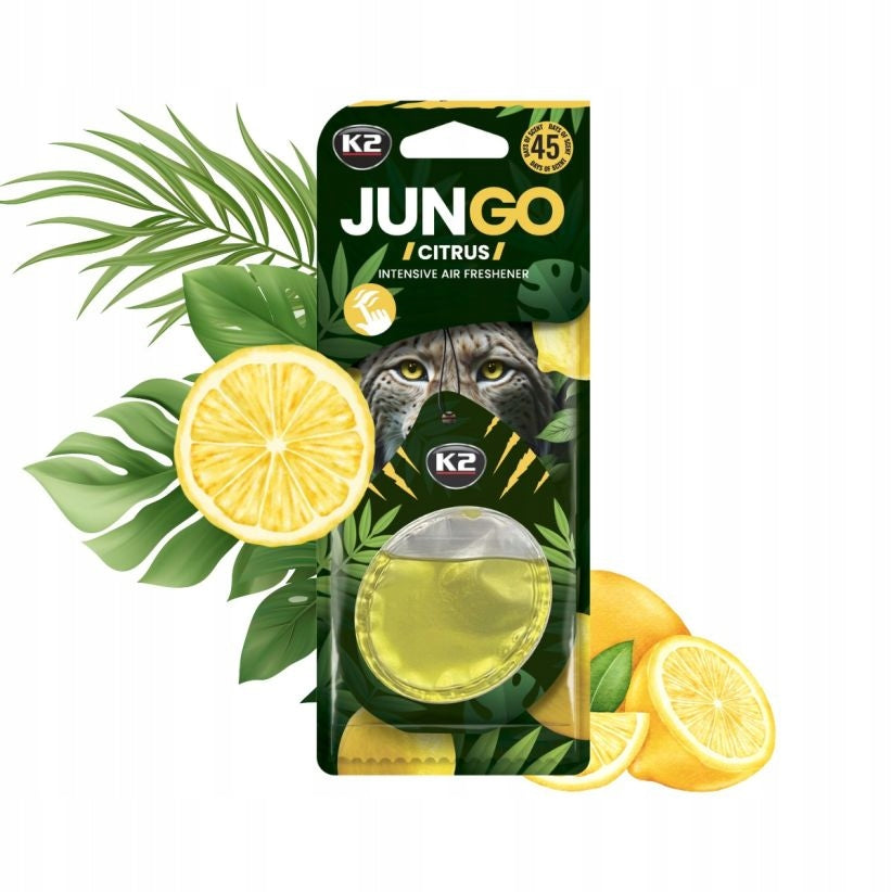 K2 V361 fragrance JUNGO CITRUS membrane fragrance pendant for car. Packaging status original
