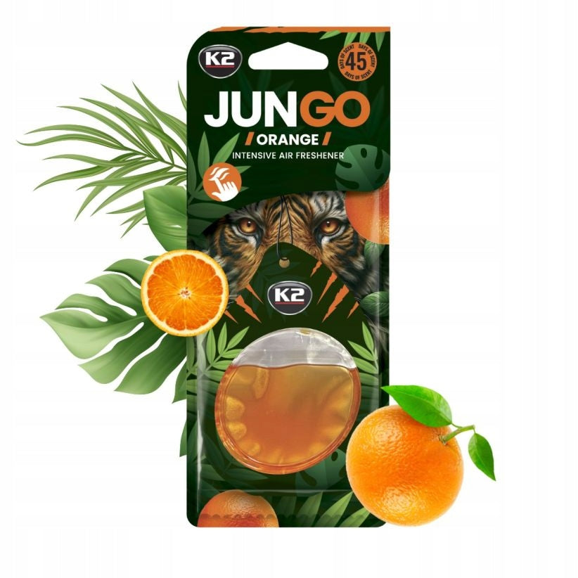 K2 V362 fragrance JUNGO ORANGE membrane fragrance pendant for car. Packaging status original