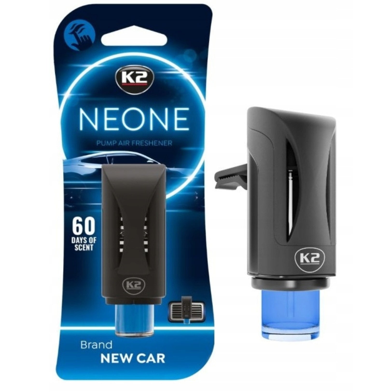K2 V371 NEONE Brand NEW CAR Air vent fragrance with pump