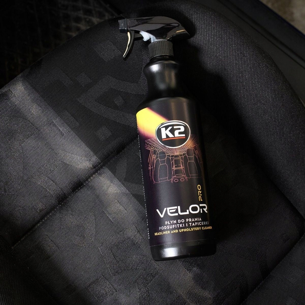 K2 VELOR PRO Liquid Agent + Cleaning Brushes Seat Washing Upholstery Packaging status original