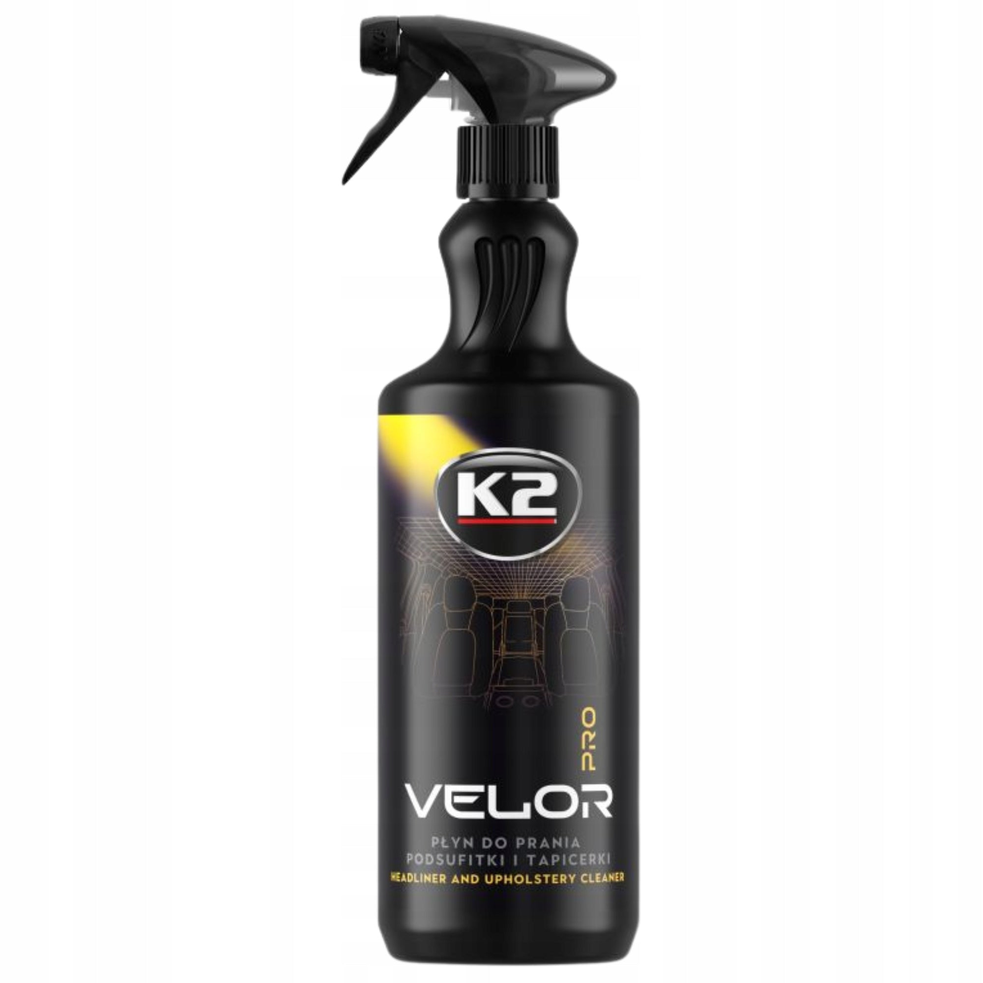 K2 Velor PRO 1L Washing Upholstery Cleaning Kit + Brush Manufacturer's catalog number 50084
