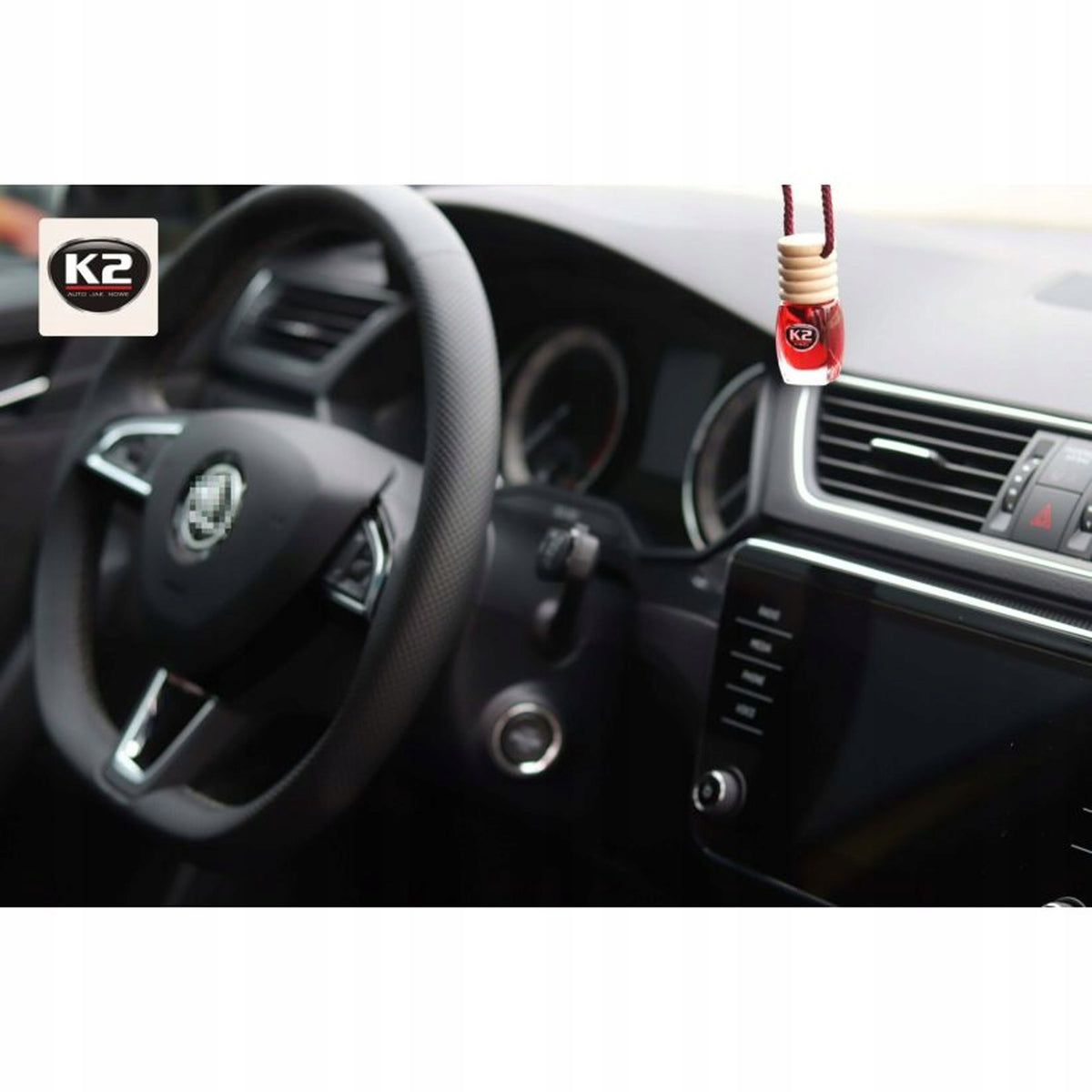 K2 Vento SoloV401 8ml Pendant Car Air Freshener Strawberry Manufacturer's catalog number V401