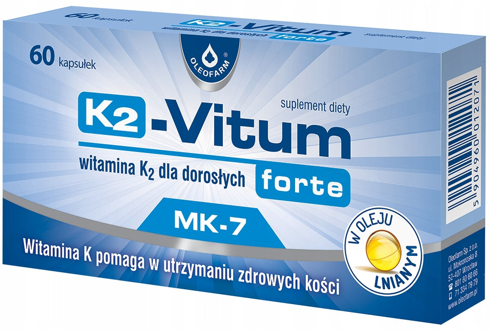 K2-Vitum forte vitamin K2 (MK-7) 60 capsules