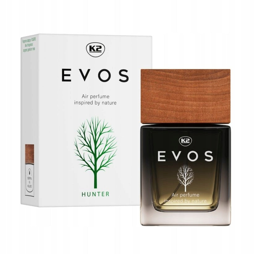 K2 _ EVOS HUNTER PERFUME FOR CAR WITH SPRAY 50 ML _ V056