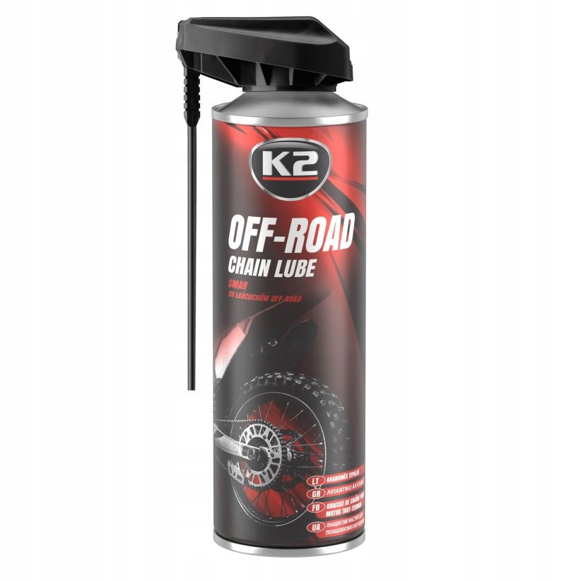 K2 chain grease, off-road sprockets - X-ring O-ring Z-ring - 500 ml Manufacturer code W140