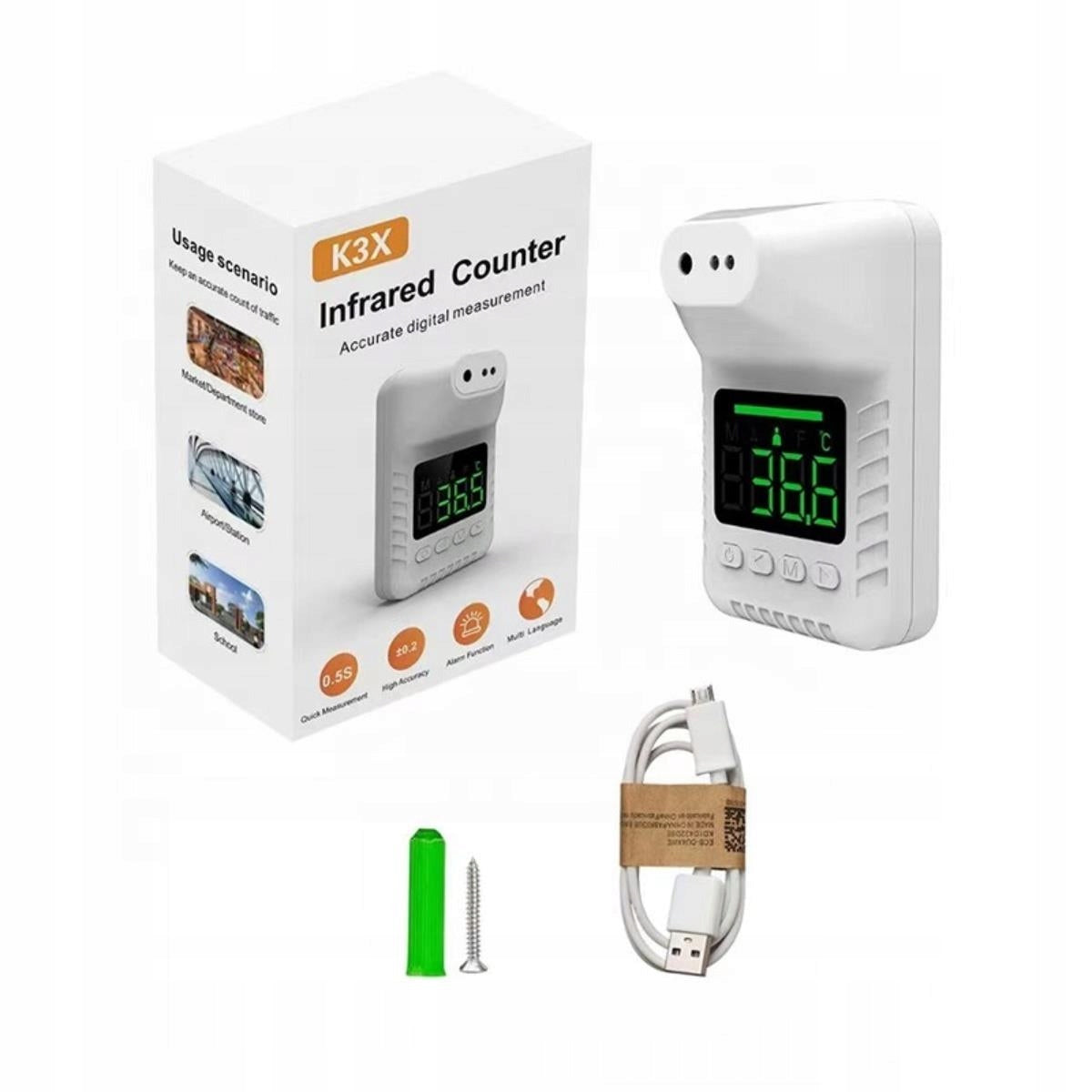 K3X NON-CONTACT MEDICAL INFRARED THERMOMETER WITH "FEVER SIGNAL"