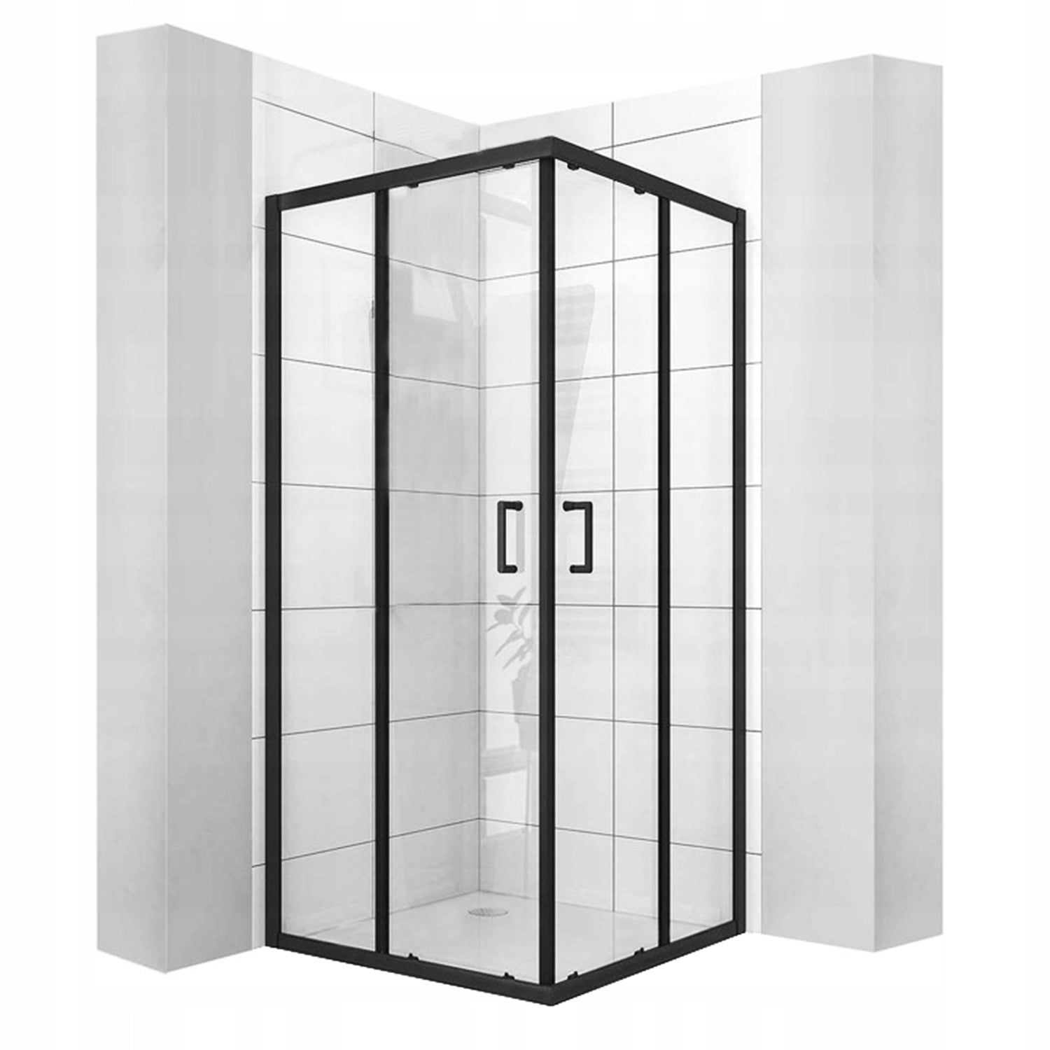 Vito Duschkabine 80x100 schwarz 