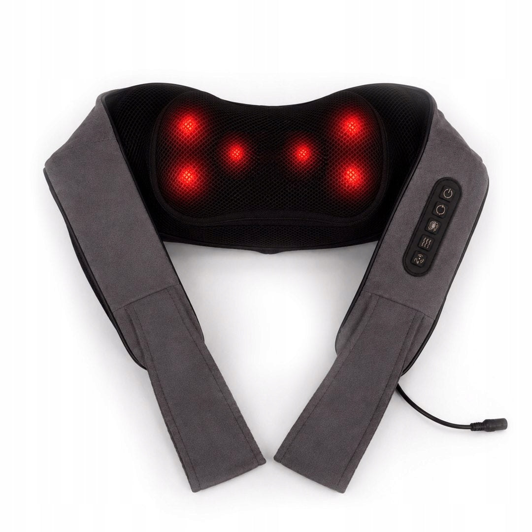 KADEN 24W Shiatsu Neck and Back Massager with Heating and Vibration Manufacturer code masujący obrotowe głowice