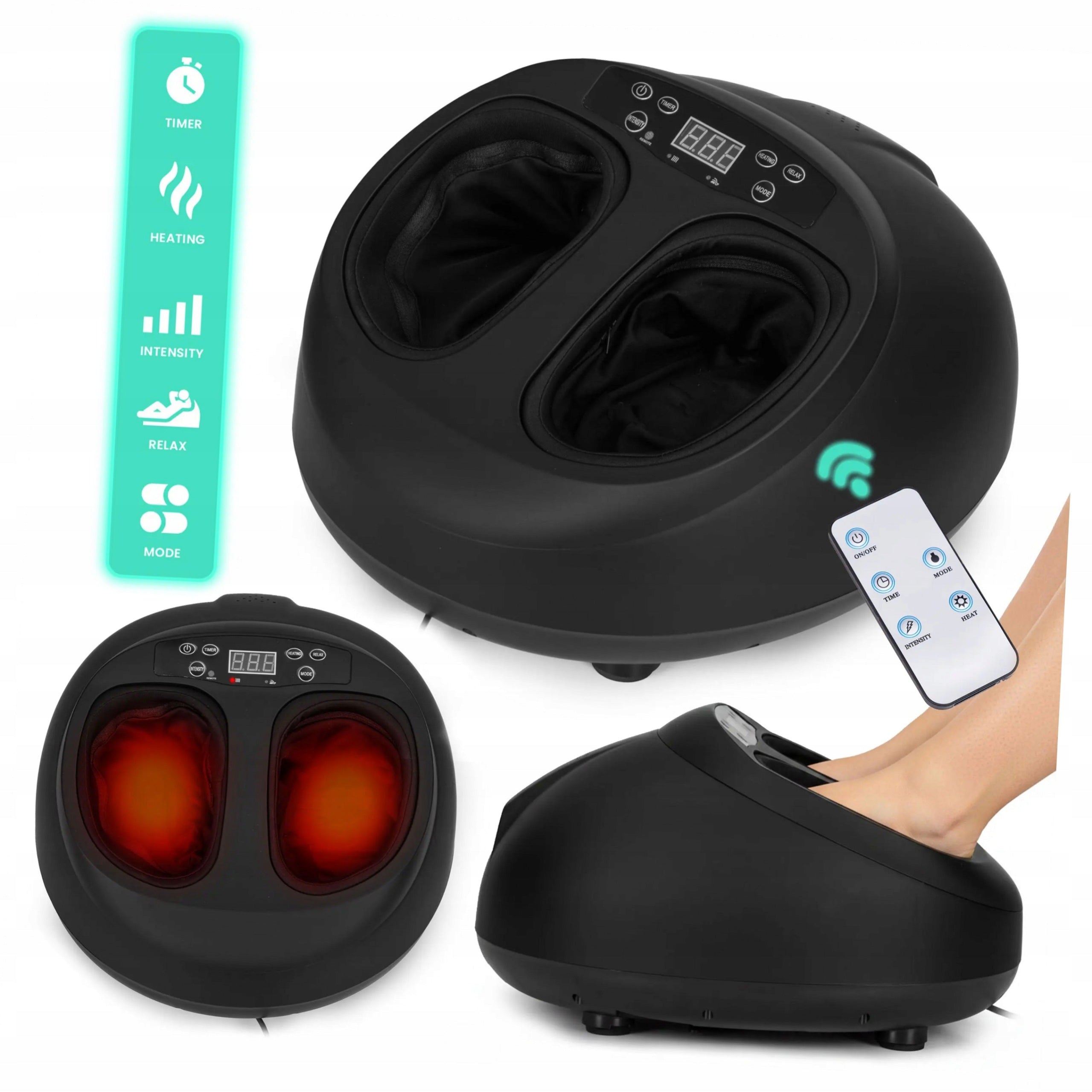 KADEN Electric foot massager with heating function reflexology 3 40W