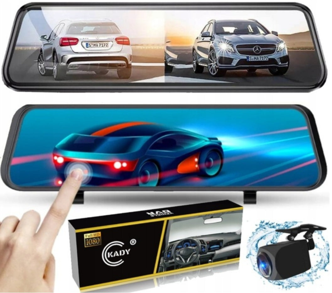 KADY RECORDER -CAR CAMERA -REVERSE- MIRROR- ALL TOUCH