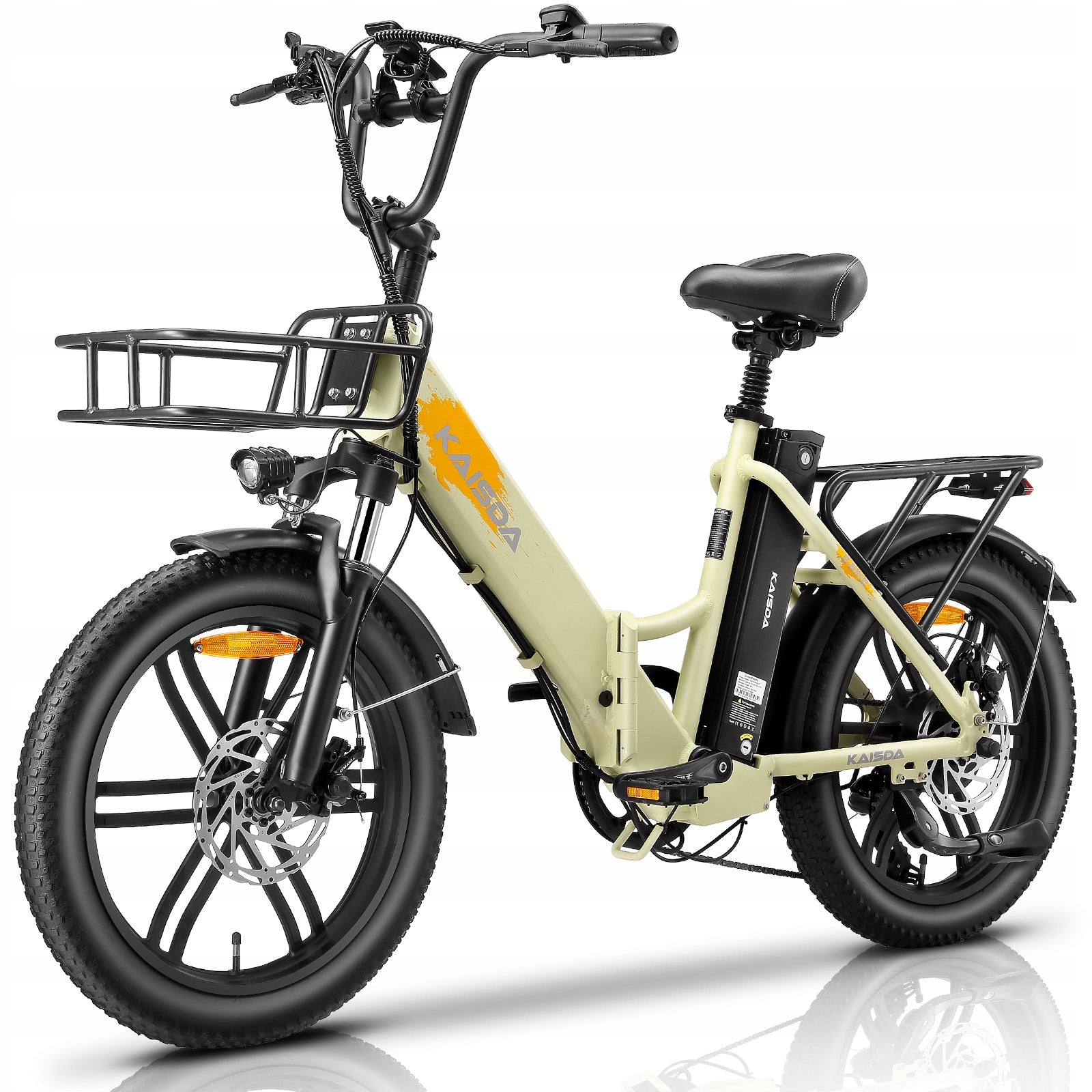 KAISDA K201 250W 20.8Ah Electric Bike, Up to 120KM Range, 25KM/H Max Speed,