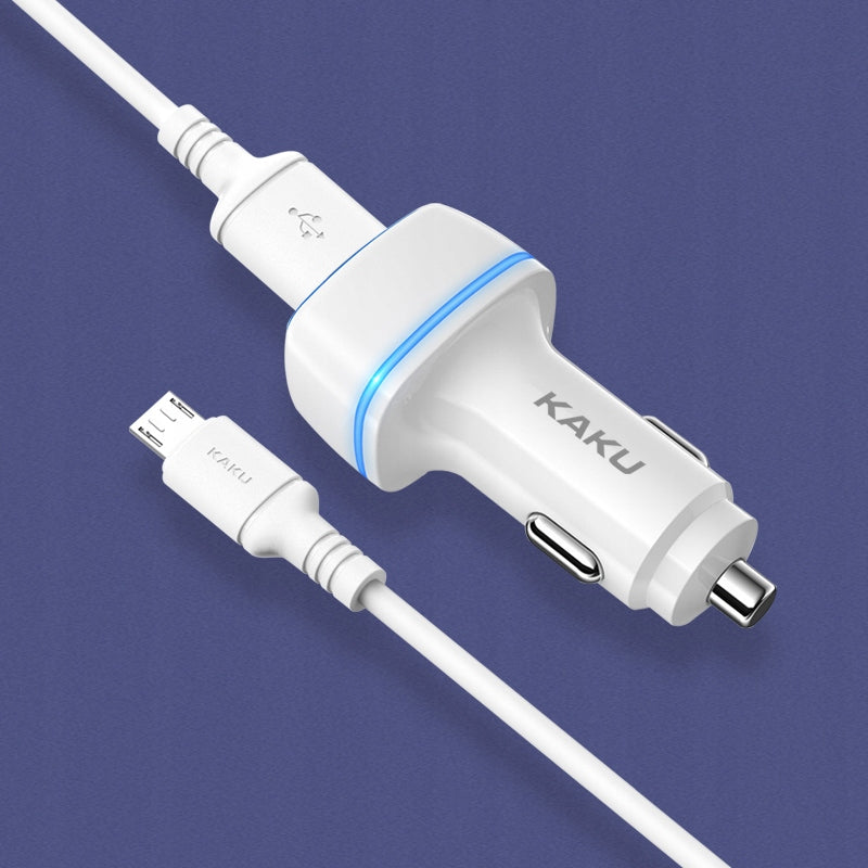 KAKU Car charger KSC-528 Shengyu - 2xUSB - 2,8A with USB to M cable Manufacturer Kaku