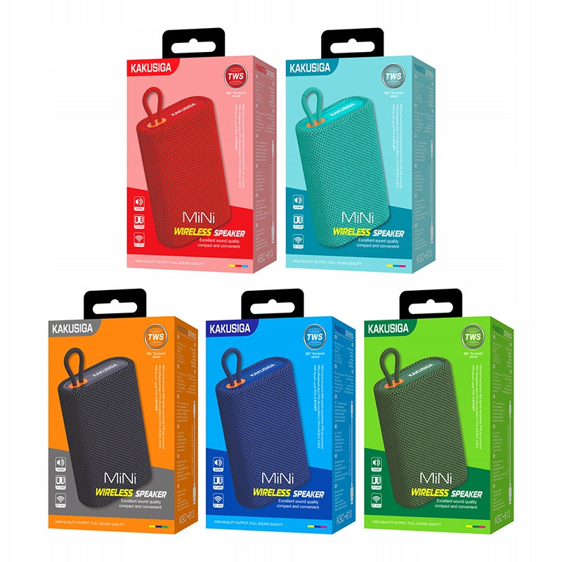KAKUSIGA MINI BLUETOOTH SPEAKER 5.0 SPEAKER DARK GREEN Color green