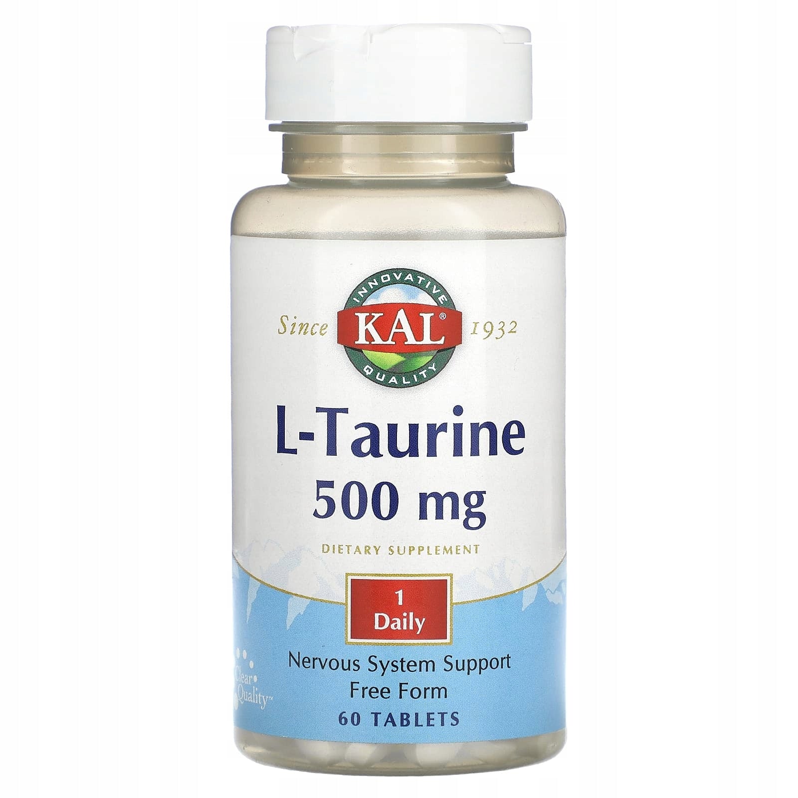 KAL, L-taurine 500 mg, 60 tablets