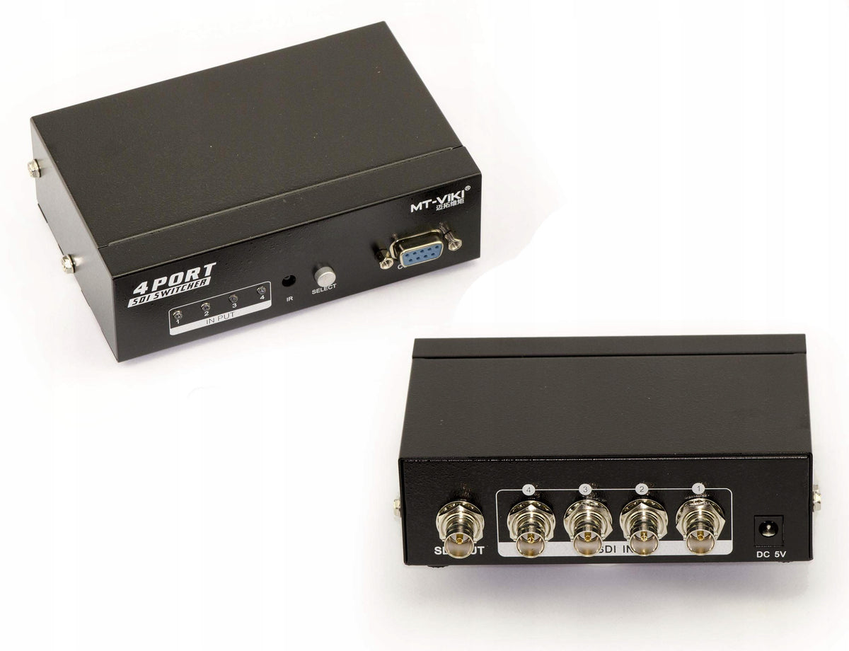 KALEA-INFORMATIQUE 4-Port Sdi BNC Switch, Model 9604514,