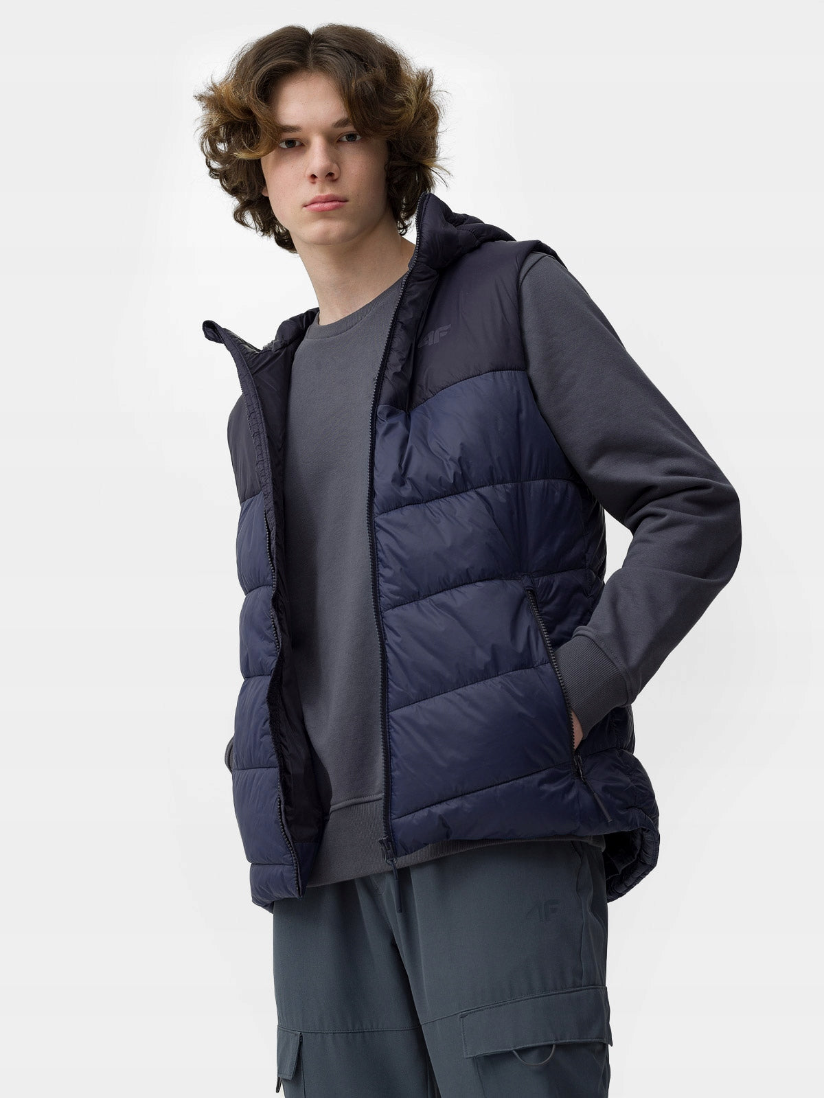 Weste für Herren 4F, blau 