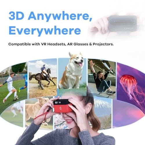 KANDAO QOOCAM EGO INTEGRATED KAMERA 3D VR 4K 60 FRAMES PER SECOND Brand Kamera