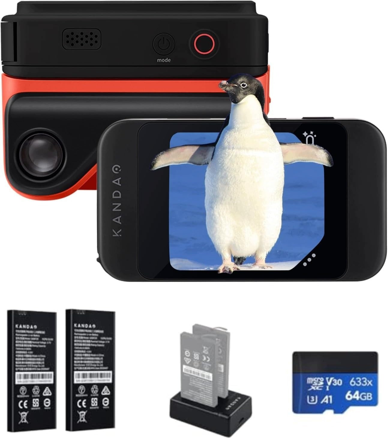KANDAO QOOCAM EGO INTEGRATED KAMERA 3D VR 4K 60 FRAMES PER SECOND