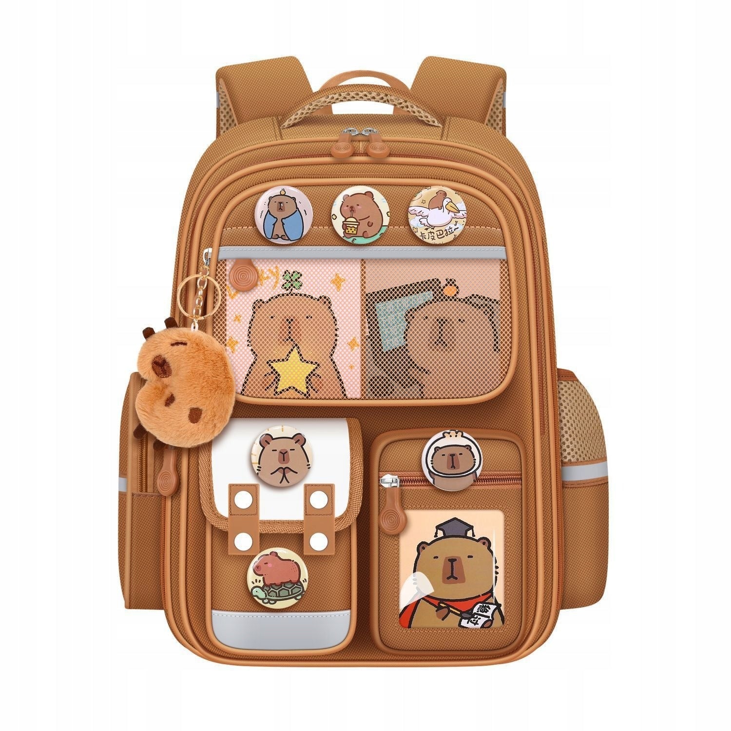 KAPIBARA BACKPACK SCHOOL SATCHEL A4 LARGE CLASS 3-6