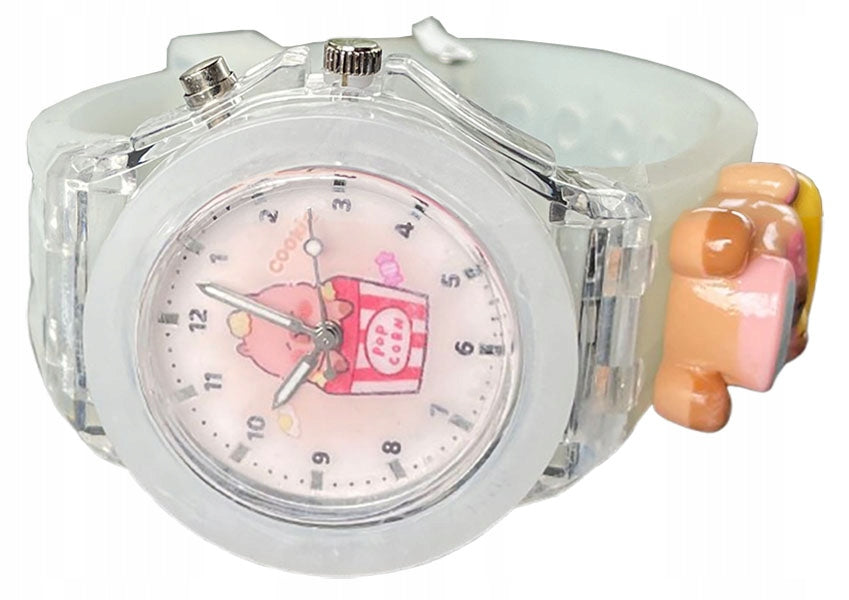 KAPIBARA children's hand watch for a child GLOWING with Kapibara Brand Jelly Pens