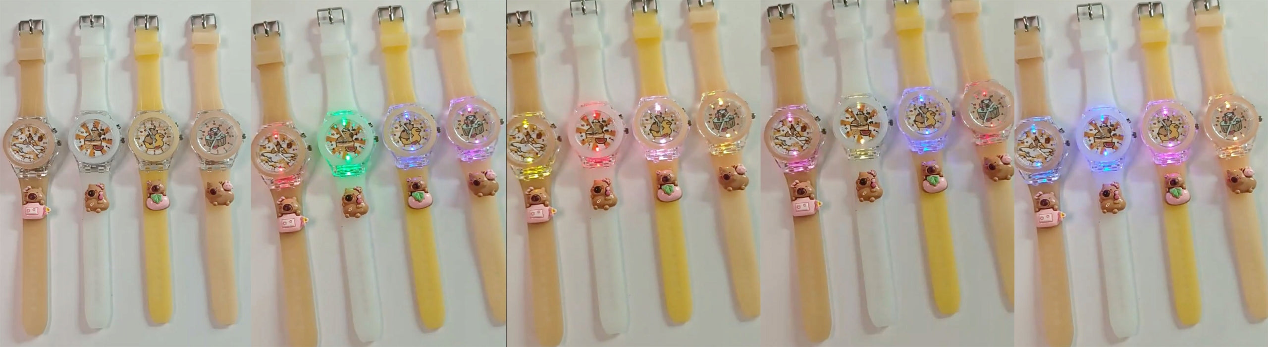 KAPIBARA children's watch for girls children GLOWING with LED capybara Manufacturer code T887-16