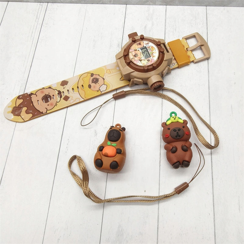 KAPIBARA children's watch led 3D photo display 24 photos + 2 KEYCHAINS Manufacturer code T87