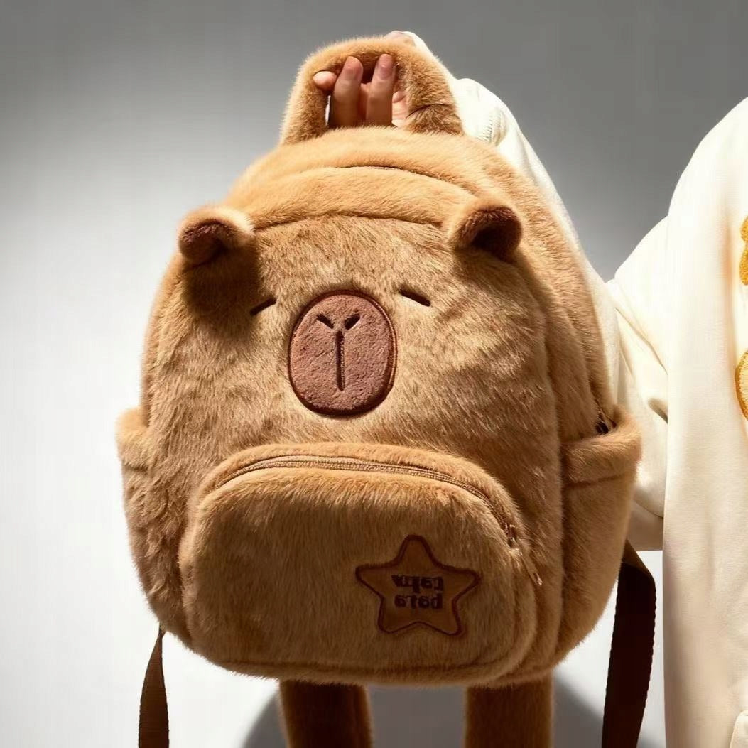 KAPIBARA plush backpack for children girls children's backpack Packaging status original