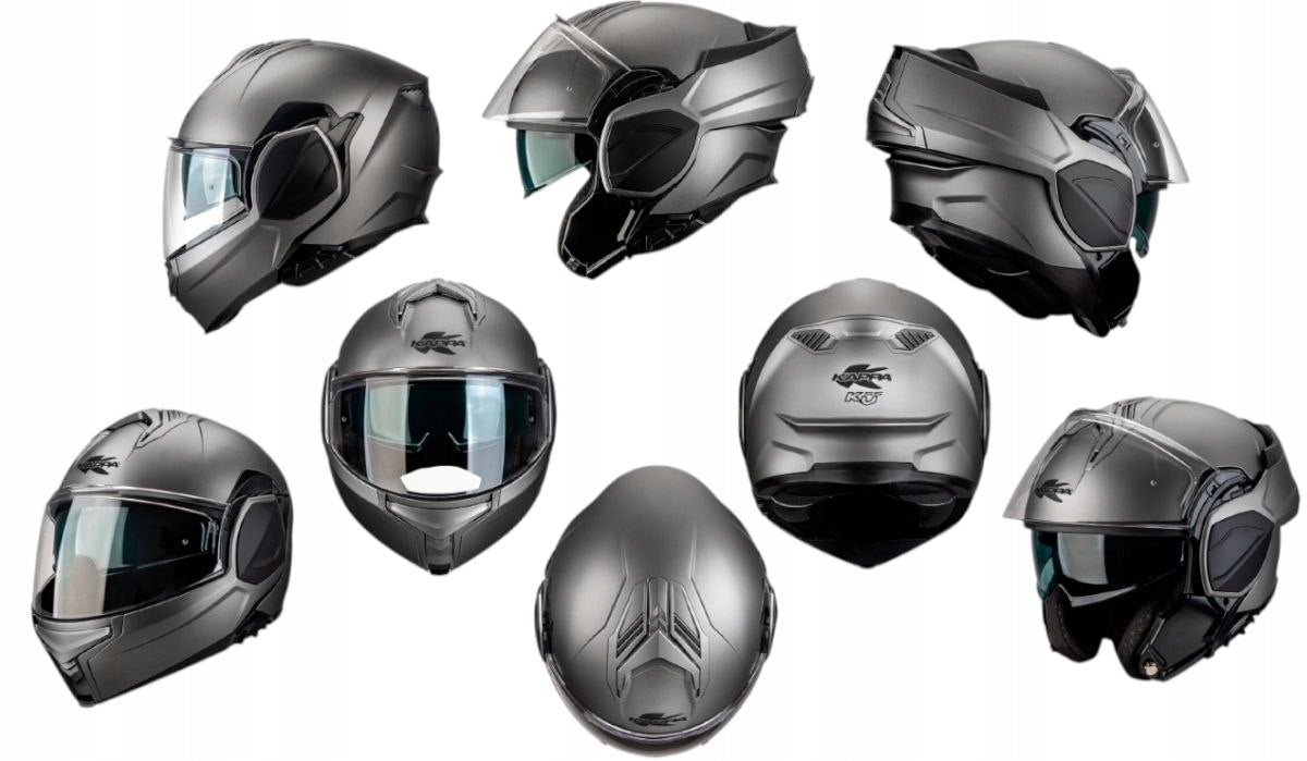 KAPPA HELMET KV55 SOLID JAW MODULAR FLIP-BACK WITH MATT BLEND 56 S HOMOL Manufacturer no brand