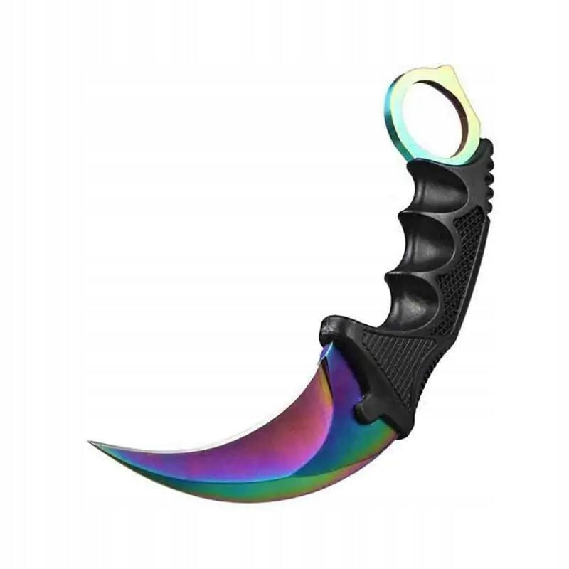 KARAMBIT TACTICAL KNIFE CURVED POCKET KNIFE COLORFUL RAINBOW CLAW SHARP V2 Brand TM
