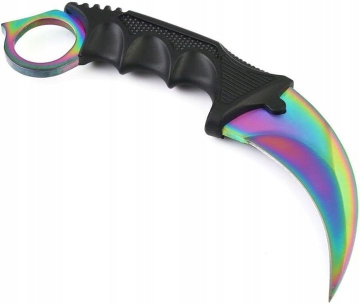 KARAMBIT TACTICAL KNIFE CURVED POCKET KNIFE COLORFUL RAINBOW CLAW SHARP V2 Manufacturer code R220428033