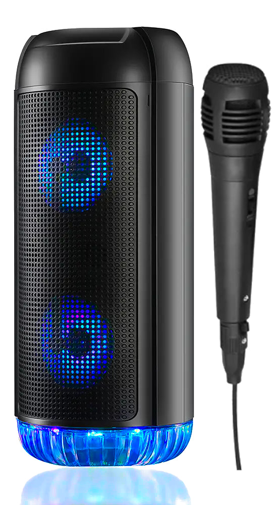 KARAOKE Boombox PORTABLE SPEAKER AUX MP3 LED BT TUBE 750W BLUETOOTH Brand Media-tech