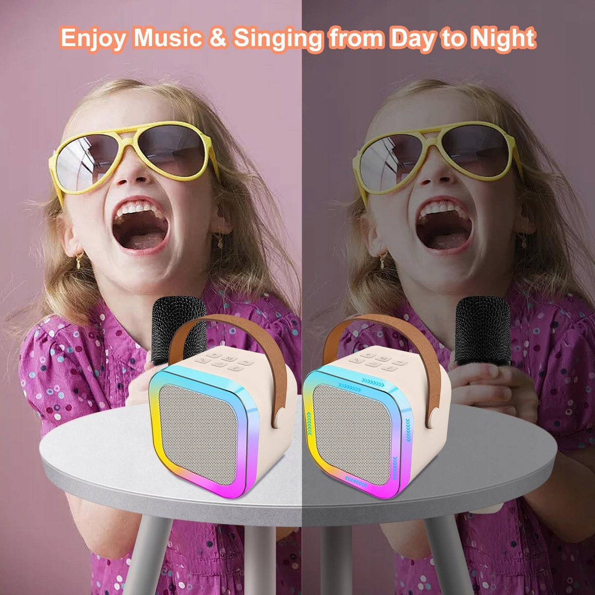 KARAOKE SET 2 MICROPHONES + BLUETOOTH WIRELESS SPEAKER SUPER SOUND Brand no brand