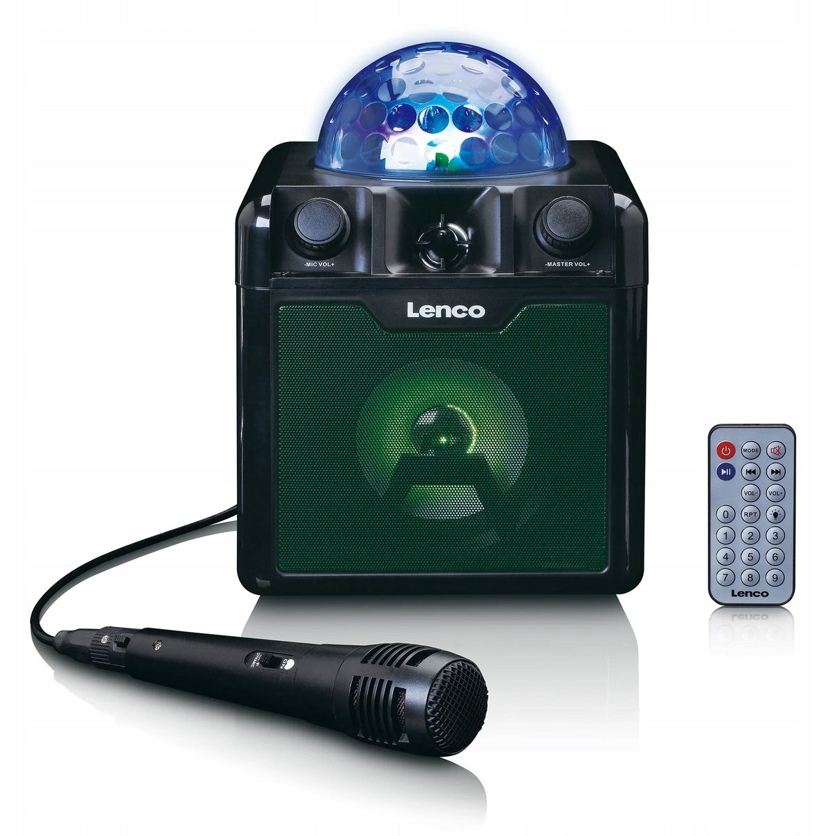 KARAOKE SPEAKER WIRELESS PARTY BLUETOOTH DISCO BALL MICROPHONE