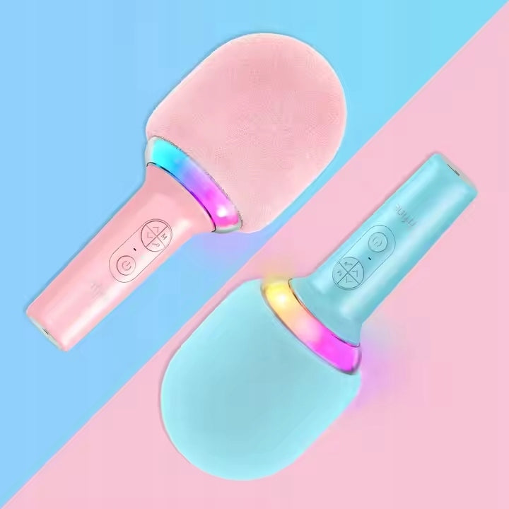 KARAOKE WIRELESS MICROPHONE FOR LEARNING TO SING RGB BLUETOOTH FOR KIDS Brand no brand