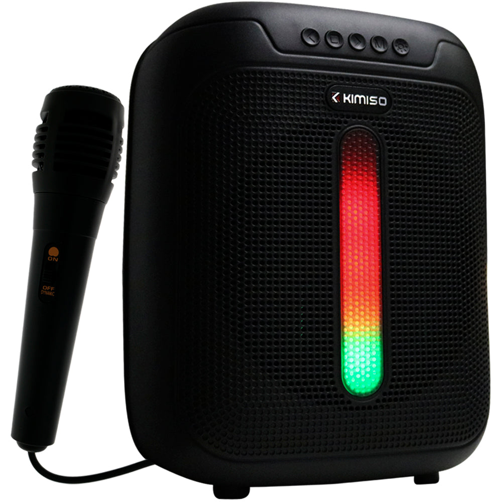 KARAOKE bluetooth speaker with microphone and wireless LED light Brand Kimiso