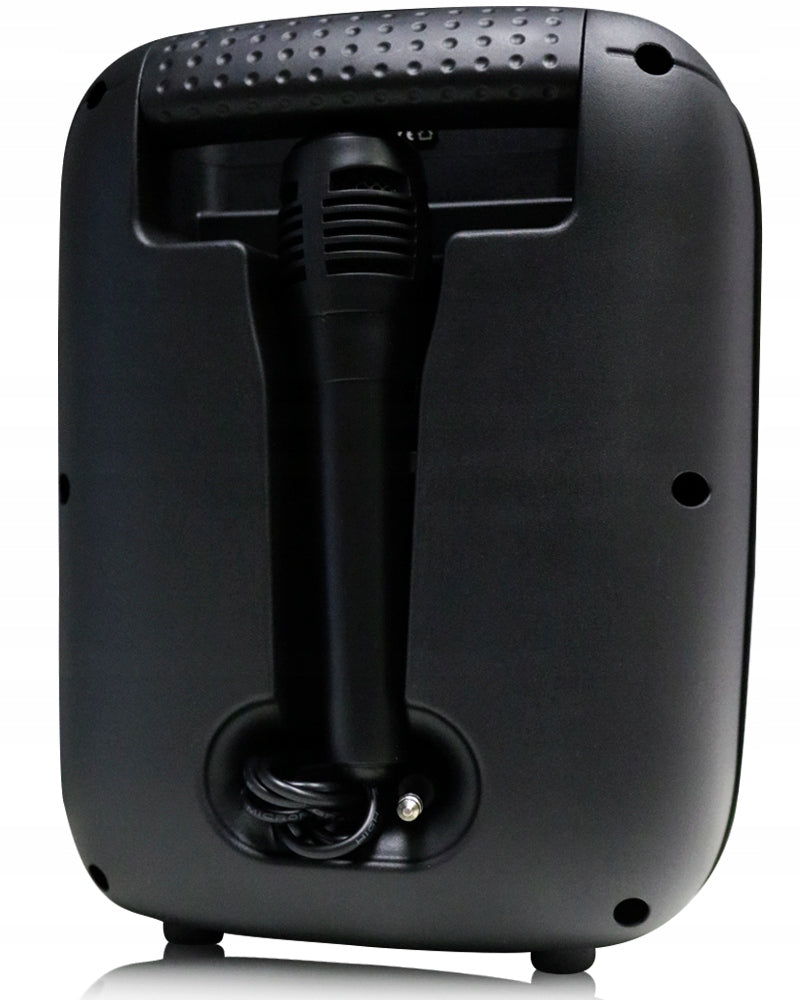 KARAOKE bluetooth speaker with microphone and wireless LED light Color black