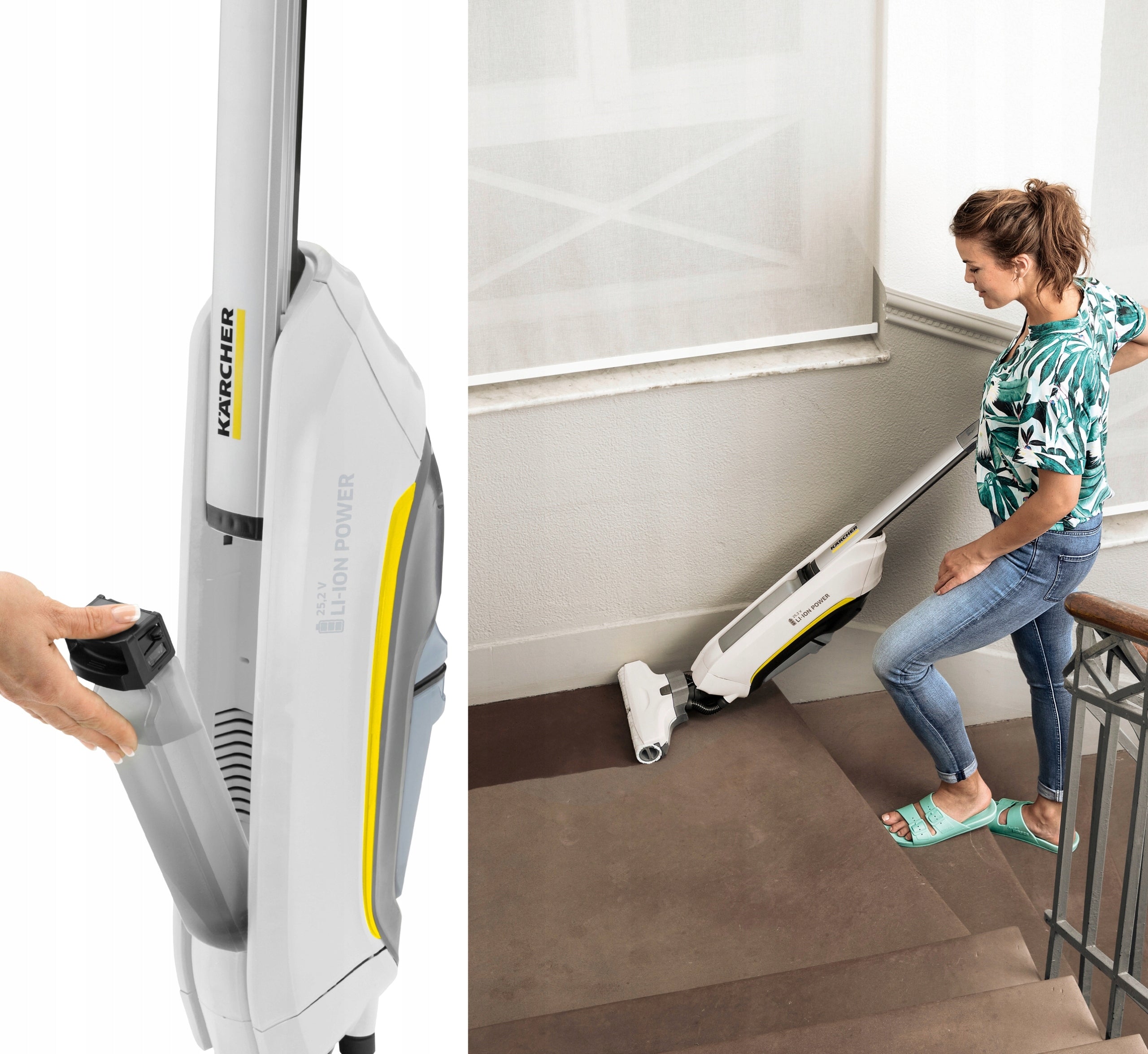 KARCHER ELECTRIC MOP KARCHER FC 5 WIRELESS Dominant color white