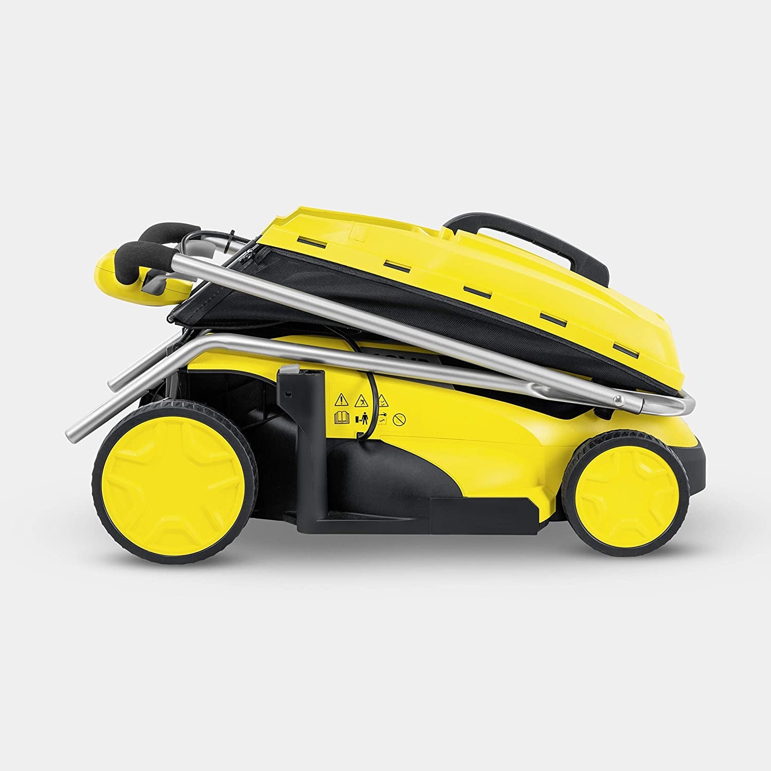 KARCHER LMO 18-33 SET CORDLESS LAWN MOWER WITH 5Ah BATTERY AND CHARGER Basket with a basket