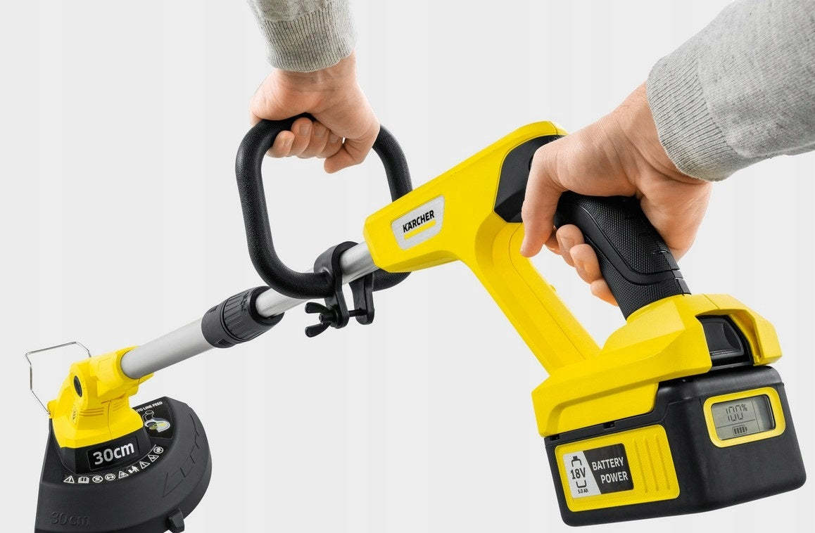 KARCHER LTR 18-30 CORDLESS TRIMMER 30cm SET WITH BATTERY Power supply rechargeable battery