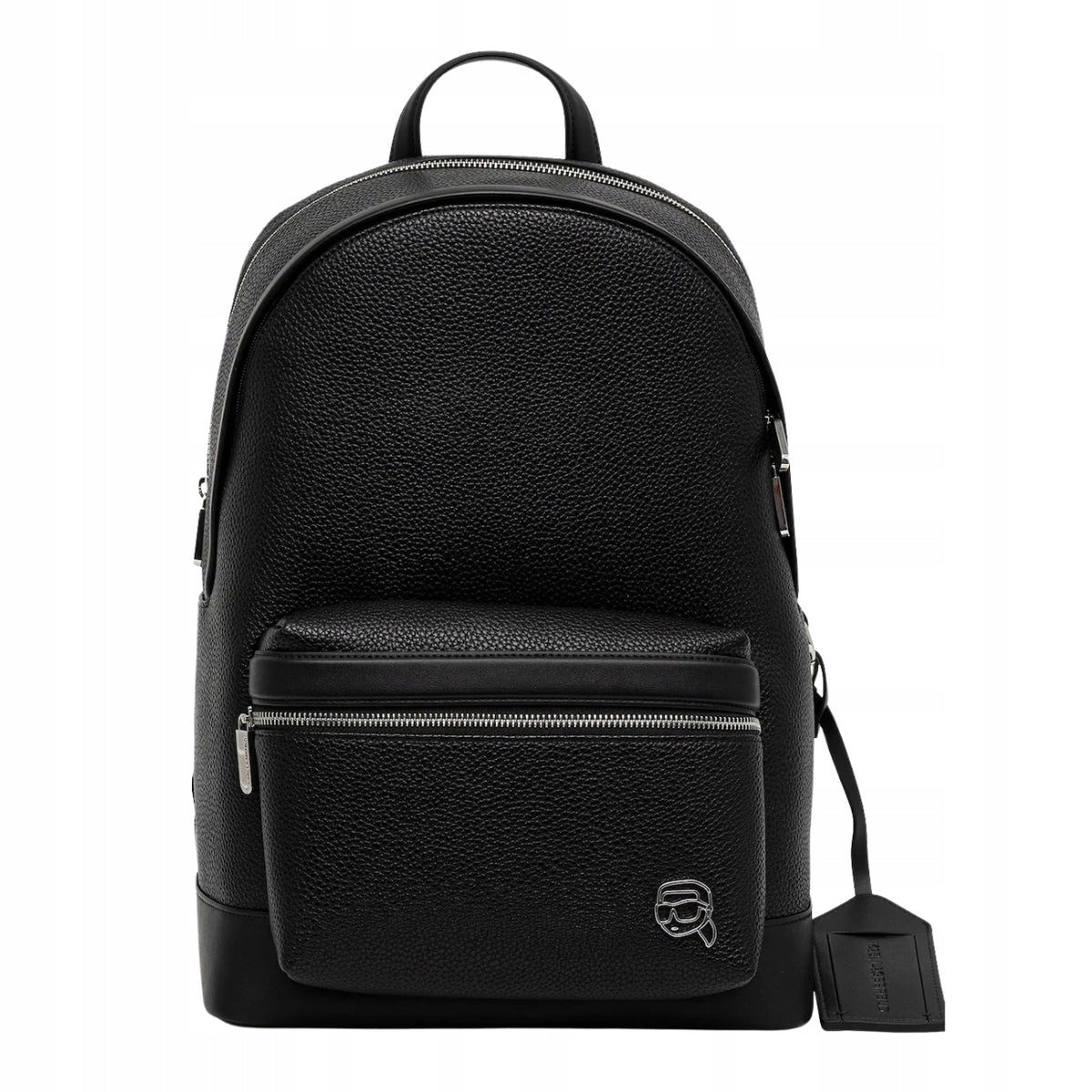 KARL LAGERFELD Black Men's Eco Leather Backpack Icon