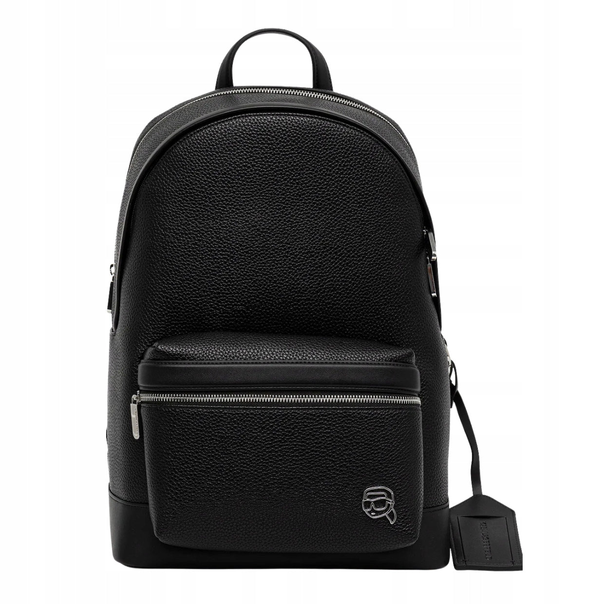 KARL LAGERFELD Black Men's Eco Leather Backpack Icon